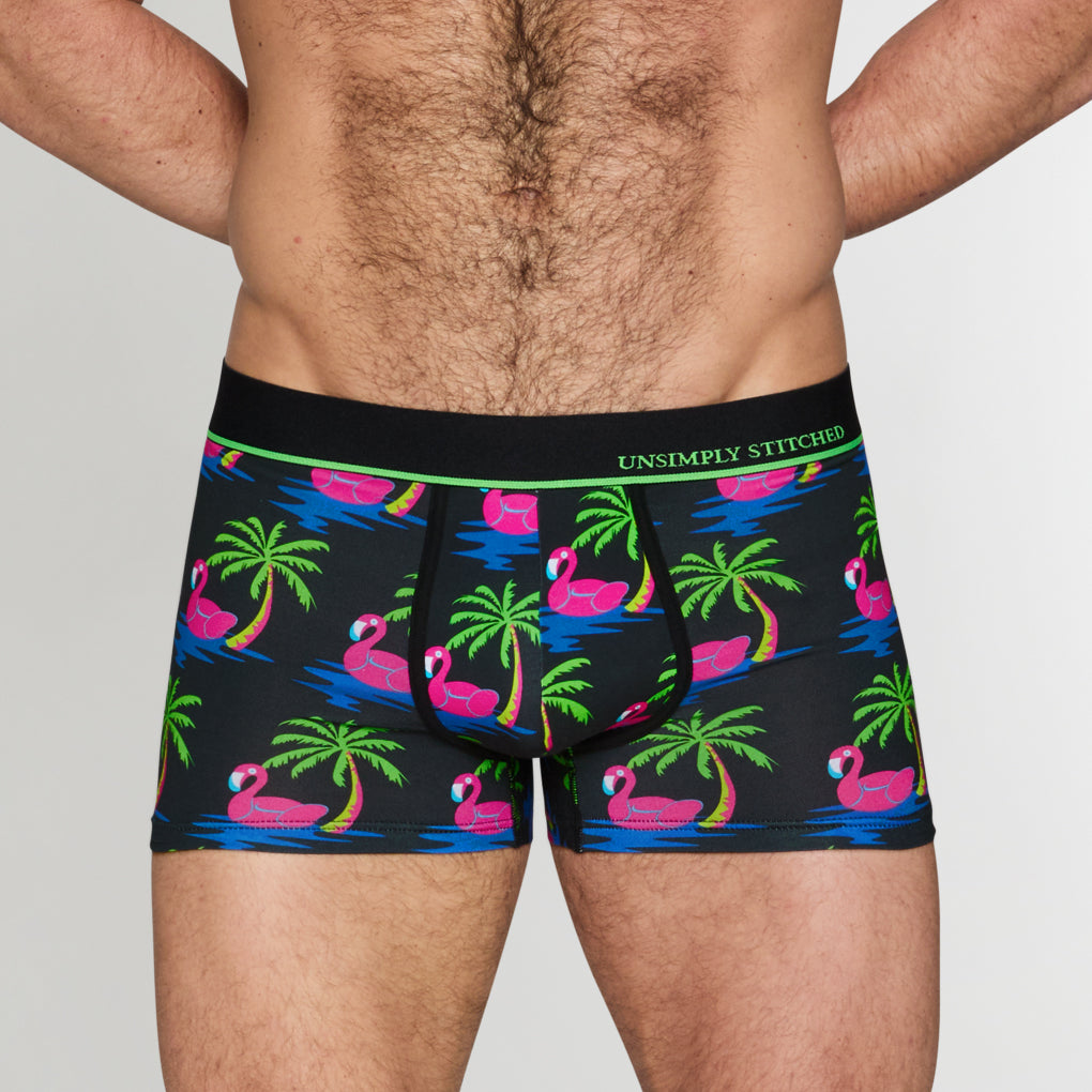 Unsimply Stitched Flamingo Palm Tree Trunk Unsimply Stitched Flamingo Palm Tree Trunk Black