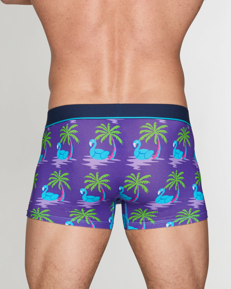 Unsimply Stitched Flamingo Palm Tree Trunk Unsimply Stitched Flamingo Palm Tree Trunk Purple