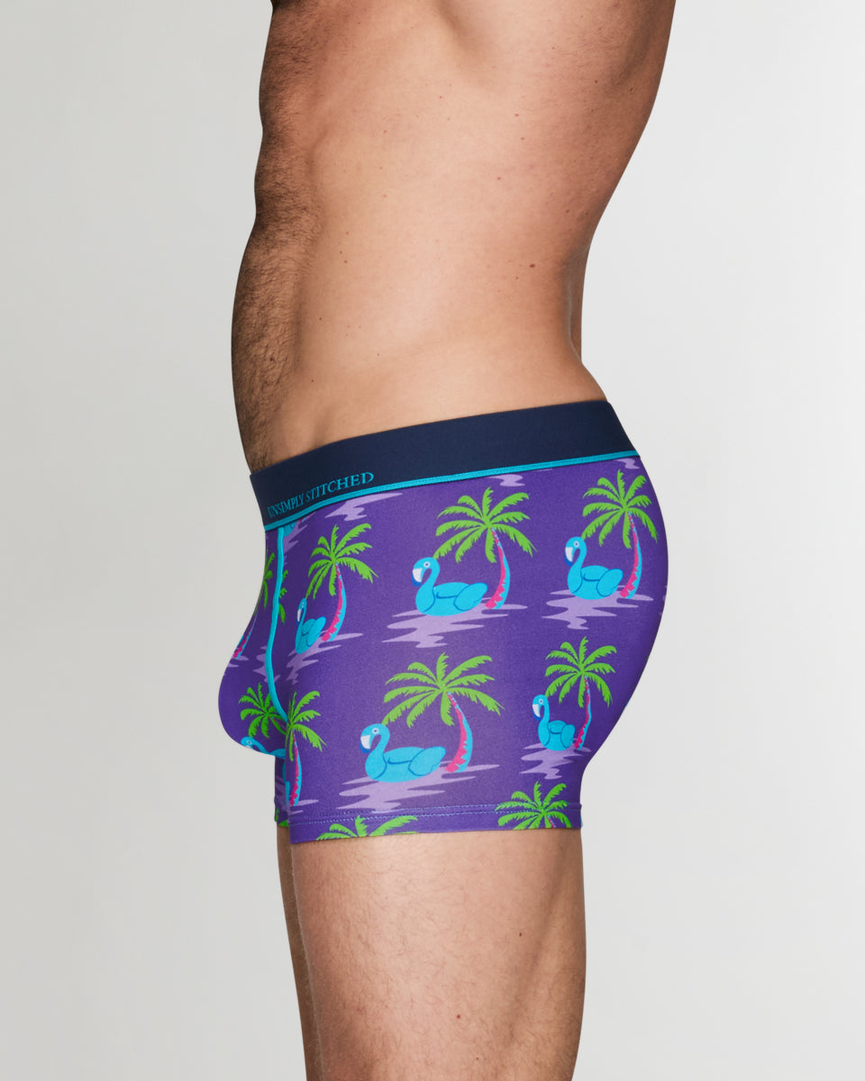 Unsimply Stitched Flamingo Palm Tree Trunk Unsimply Stitched Flamingo Palm Tree Trunk Purple