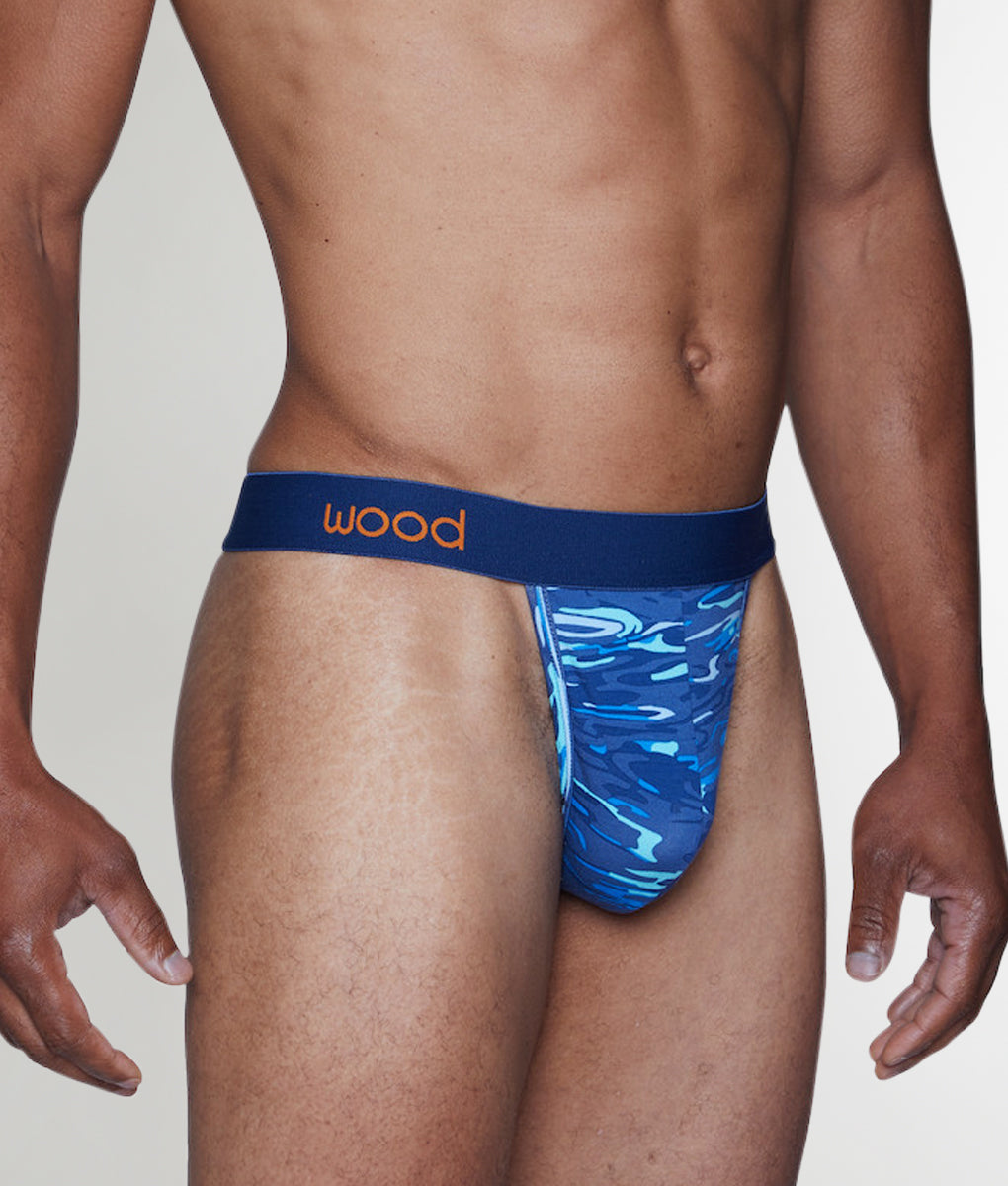 Wood Thong Blue-liquid