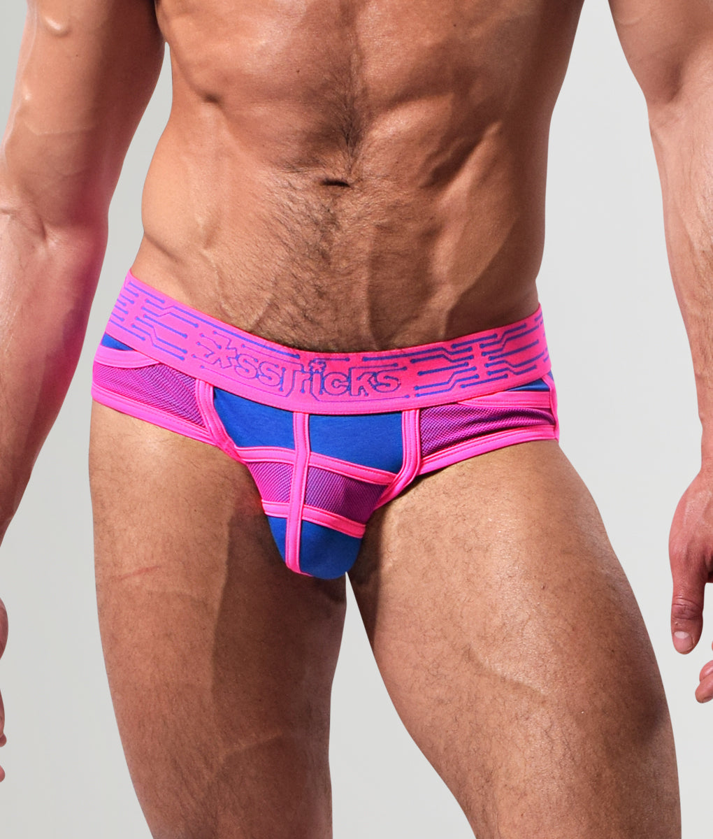 *ssTricks Cybertech Brief Pink-blue