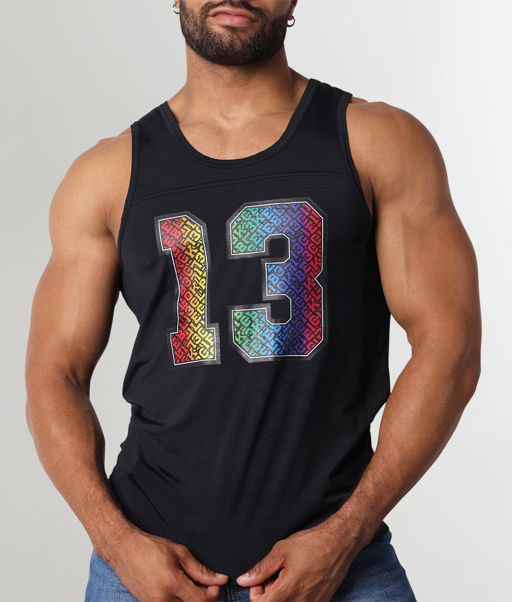 Black Crop Top Jersey Men - Cellblock 13 Crop Top