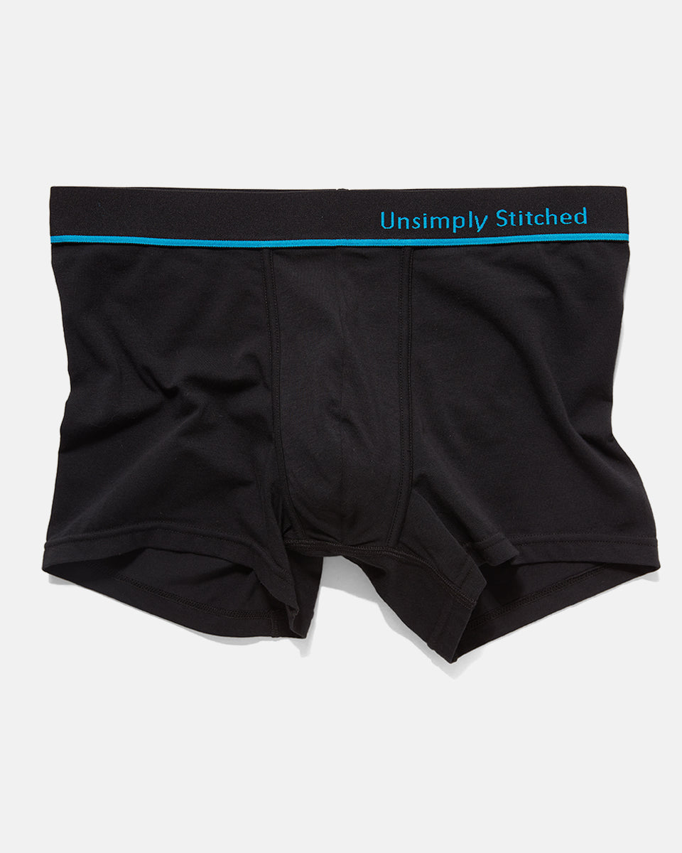 Unsimply Stitched Solid Trunk Unsimply Stitched Solid Trunk Black