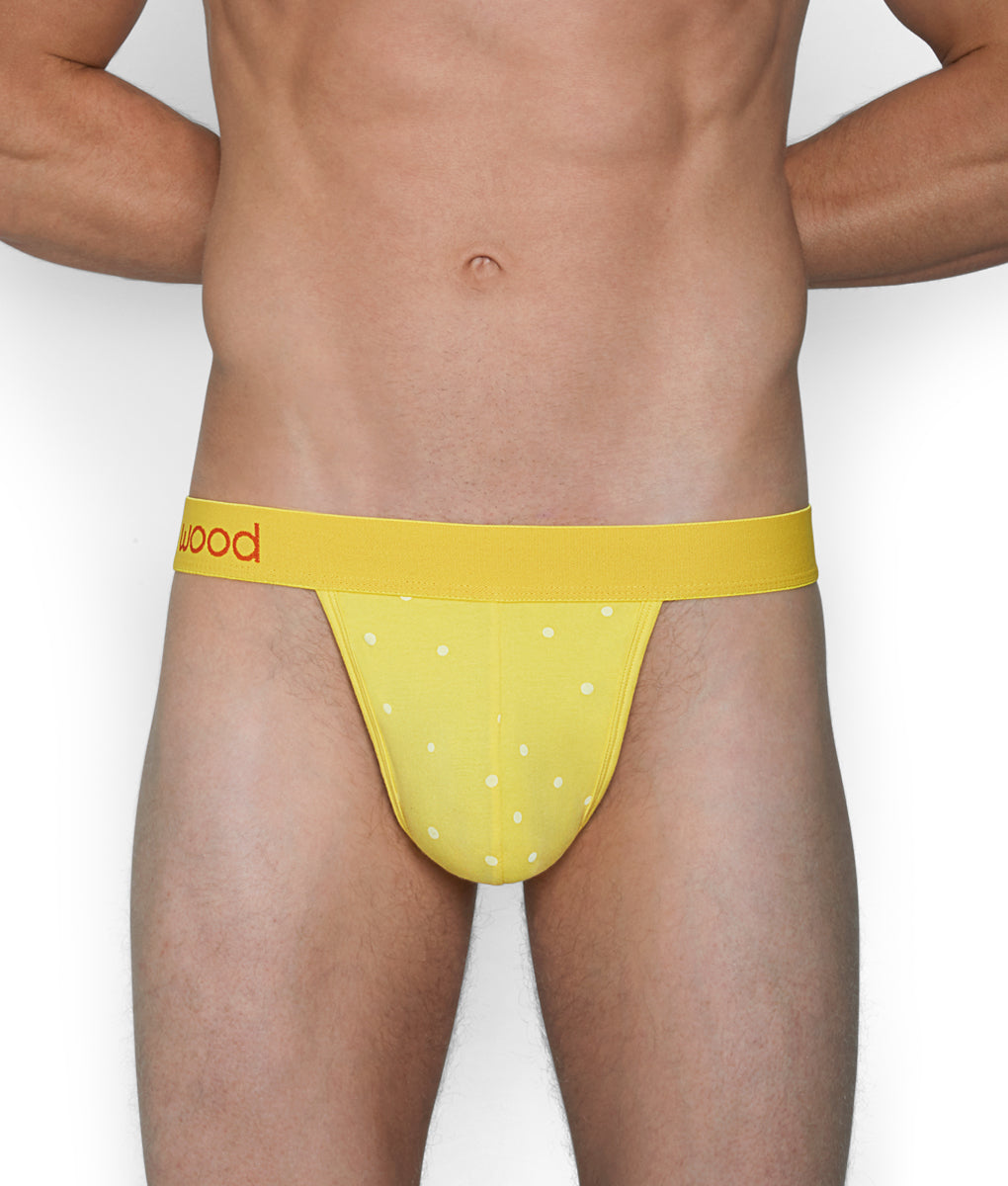 Wood Thong Wood Thong Round-the-sun-yellow