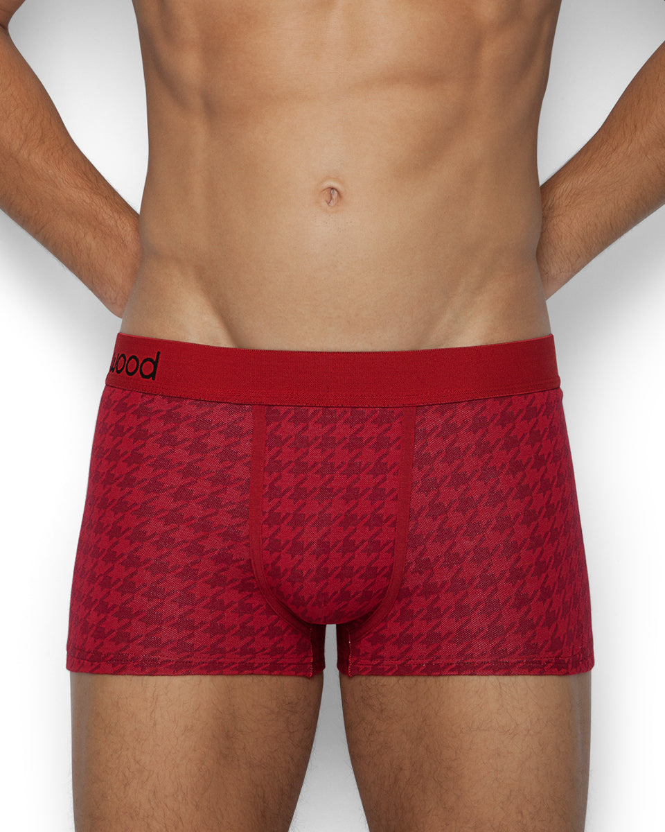 Wood Trunk Wood Trunk Red-houndstooth
